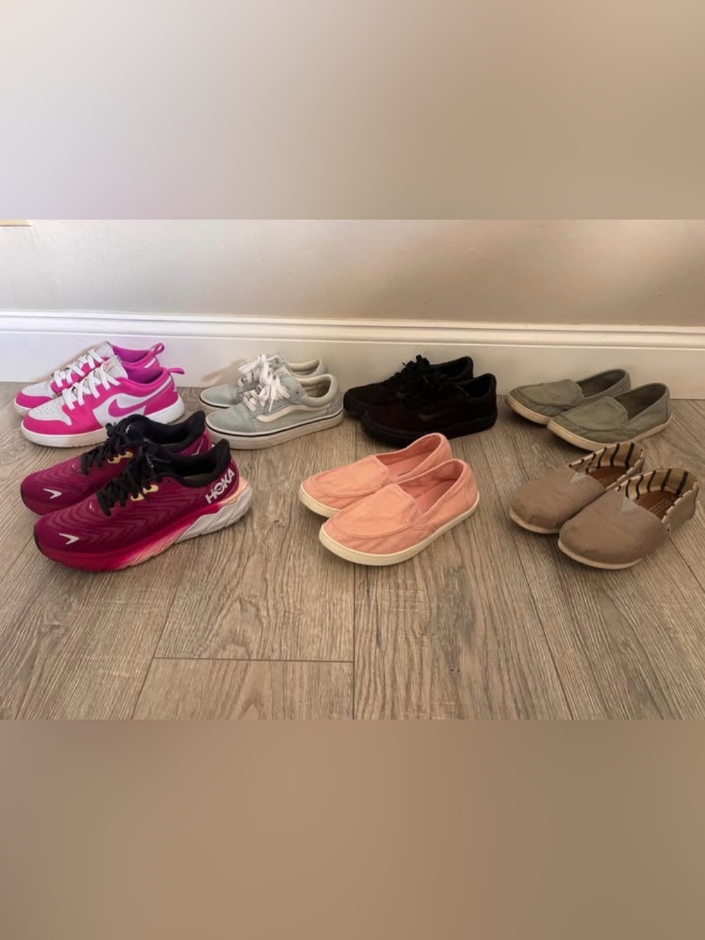 All kinds of shoes!